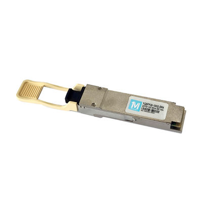 Modulo óptico MPO de velocidad de datos 100G QSFP28-100G-SR4 DDM Compatible Transceptor de fibra óptica de 850nm 100m