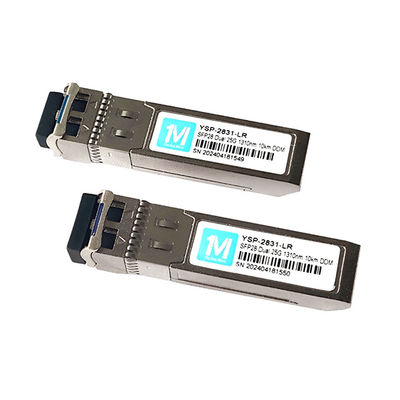 25G SFP28 Duplex 10km 1310nm LC DDM SMF 25GB Módulo óptico de modo único Módulo SFP28 para conexión de red de larga distancia