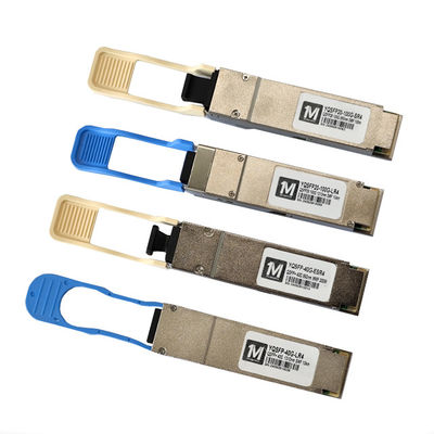 QSFP28-100G-LR4 DDM Modulo óptico compatible de 1310 nm para la transmisión de datos de velocidad a una distancia de 10 km