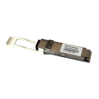 Transceptores de fibra óptica QSFP28-100G-ZR4 DDM Compatible con el módulo transceptor qsfp28 1310nm 80km Modulo óptico LC ZR4