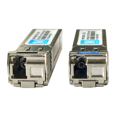 25G BIDI SFP Transceptor para la red GSM 3 Rango de 10 km 1270nm/1330nm longitud de onda LC Conector WDM Fibra óptica módulo