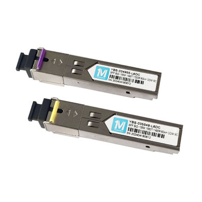 3.3V 155M BIDI 60km 1490nm/1550nmn Conector SC Modulo óptico DDM WDM Simplex Transceptor Modulo SFP con SDK de red