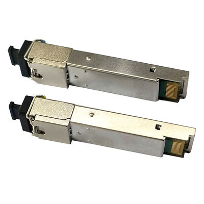 2.5G BIDI 80km 1490nm/1550nm Conector SC Modulo óptico DDM WDM Simplex Transceptor Modulo SFP para red LAN inalámbrica