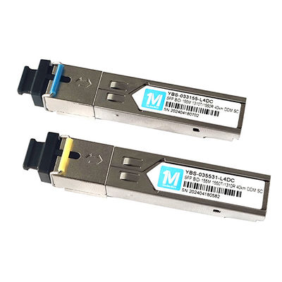 Red SDK 155M BIDI 40km 1310nm/1550nm Conector SC Modulo óptico DDM WDM Simplex Transceptor Modulo SFP