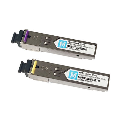 Red 155M BIDI 100km WDM SC Connector Modulo óptico DDM Simplex Transceptor Modulo SFP con longitud de onda 1490nm/1550nm