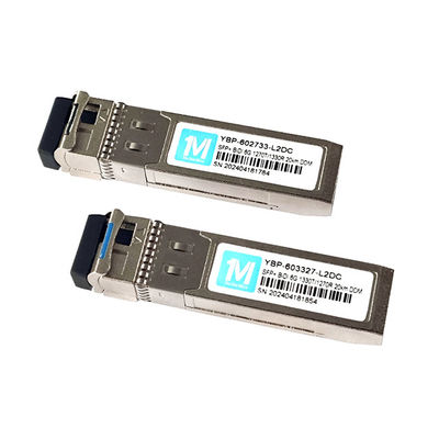 20km Distancia 6G SFP BIDI 1270nm/1330nm WDM LC Connector Transceptor óptico DDM para la red de módulos de red de fibra FTTX