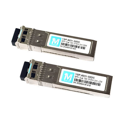 Modulo de modo único 10G SFP 2km Distancia 1310nm LC DDM SMF Modulo óptico de 10GB