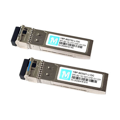 10G SFP BIDI LC Interfaz Transceptor óptico DDMI 10km 1270nm/1330nm WDM LC Conector 10G LR Modulo de fibra de modo único