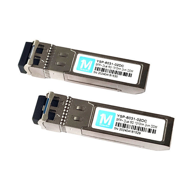 1310nm LC DDM SMF 6GB Módulo óptico de modo único SFP Módulo SFP 6G 2km para aplicaciones y soluciones FTTX de velocidad