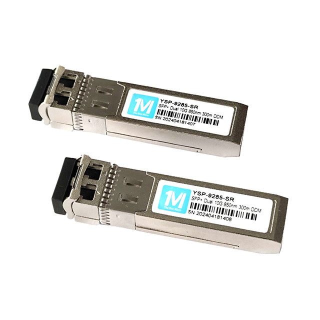10G SFP Duplex 300m 850nm LC DDM MMF Módulo de transmisor óptico multimodo VCSEL para una red estable y segura en MMF