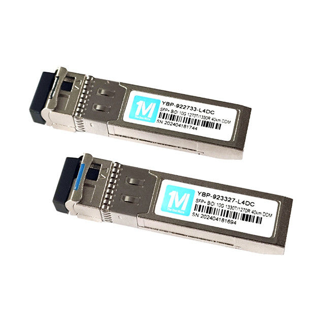 Transmisión de datos de alta capacidad Tipo de fibra SMF 10G SFP BIDI 40km 1270nm/1330nm WDM Conector LC DDM Transceptor óptico